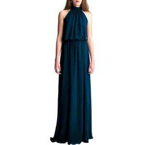 LEVKOFF Women's Navy Formal Evening Occasion Bridesmaid Dress Size 4